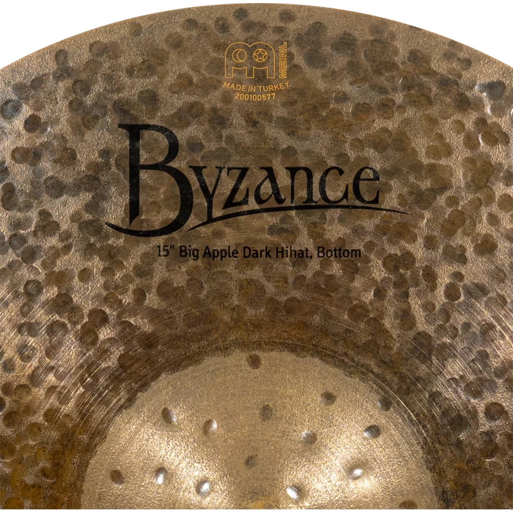 MEINL マイネル B15BADAH Byzance Dark Big Apple Dark 15” Hihat ハイハット トップ&ボトム ボトムロゴ