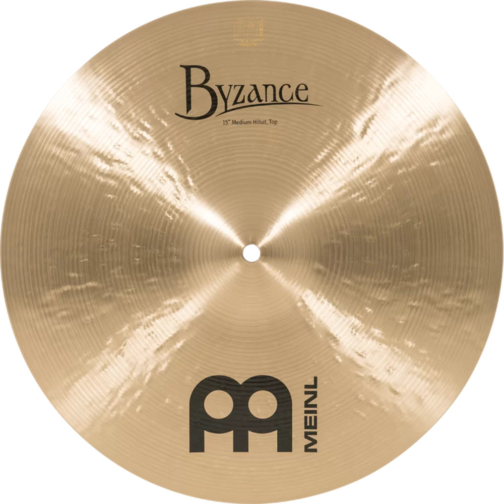 MEINL マイネル B15MH Byzance Traditional 15” MEDIUM Hihats ハイハット トップ&ボトム トップ表正面