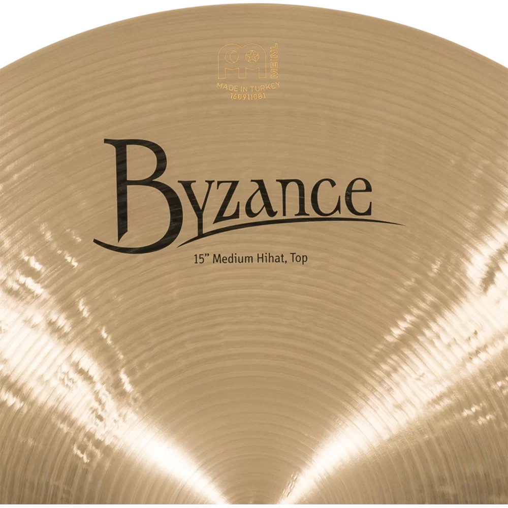 MEINL マイネル B15MH Byzance Traditional 15” MEDIUM Hihats ハイハット トップ&ボトム トップロゴ