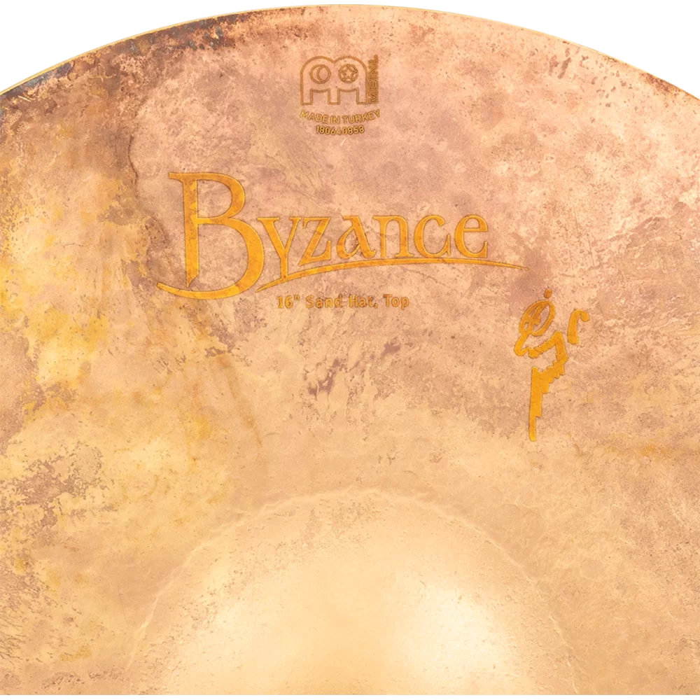 MEINL マイネル B16SAH Byzance Vintage Benny Greb’s signature cymbal 16” Sand Hat ハイハット トップ＆ボトム トップロゴ