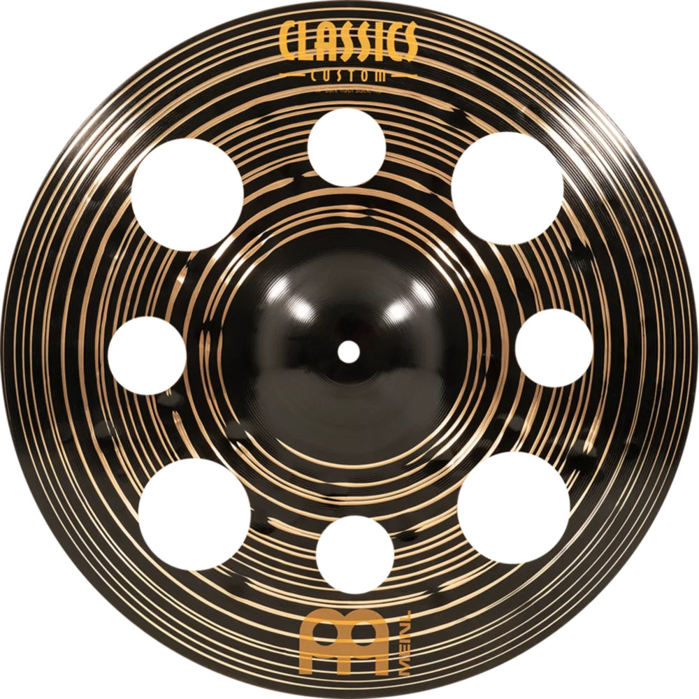 MEINL マイネル CC-16DASTK Classics Custom Dark 16” Trash Stacks スタックシンバル トップ表の正面