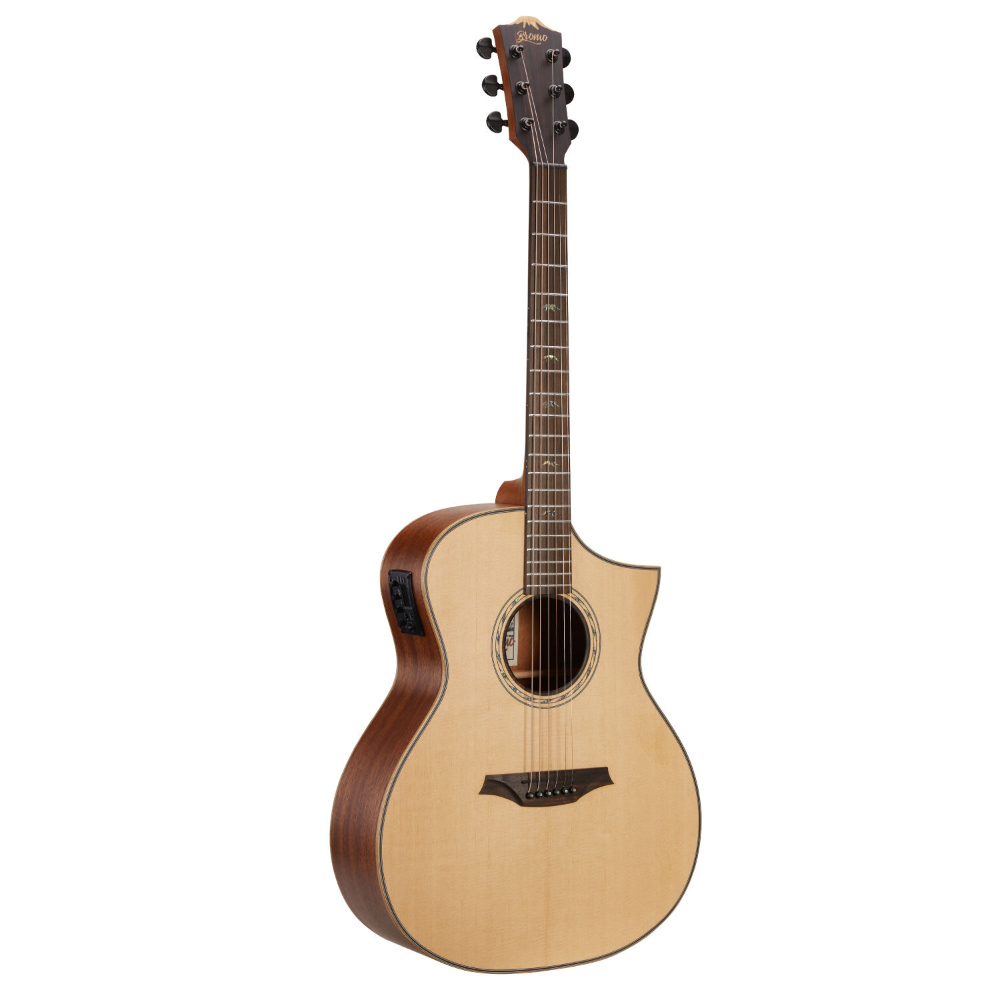 Bromo Guitars ブロモギターズ BAT4CE TAHOMA SERIES エレクトリックアコースティックギター 斜めアングル画像