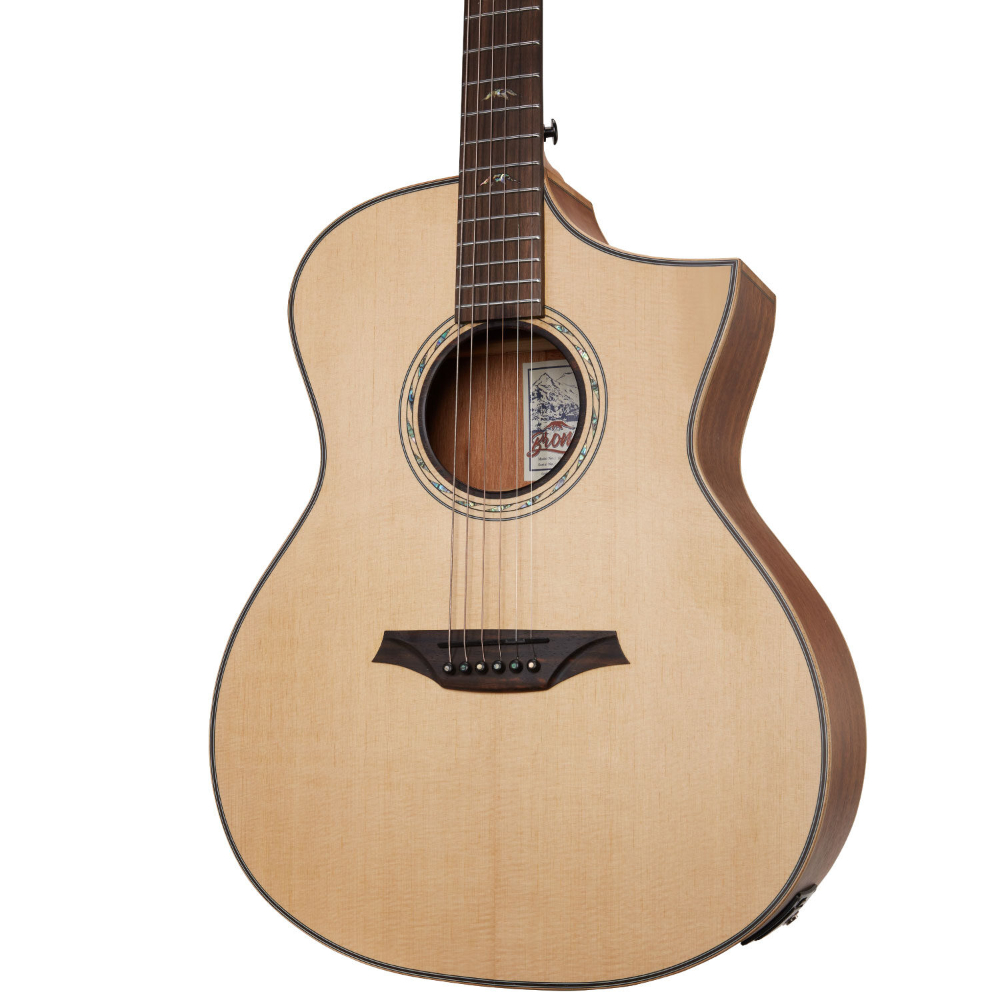 Bromo Guitars ブロモギターズ BAT4CE TAHOMA SERIES エレクトリックアコースティックギター ボディ画像