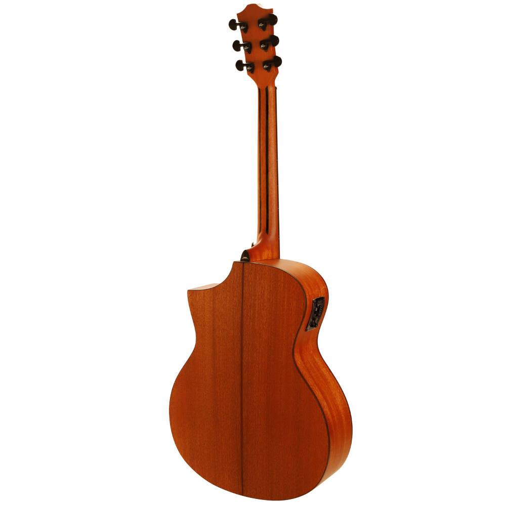 Bromo Guitars ブロモギターズ BAT4MCE TAHOMA SERIES エレクトリックアコースティックギター バック斜めアングル画像