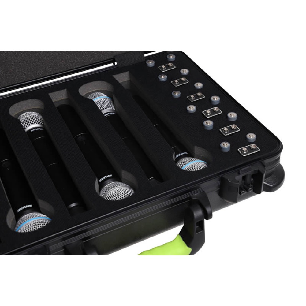 SHURE by GATOR シュア ゲーター SH-MICCASEW06 ハードケース マイクケース 本体内容量