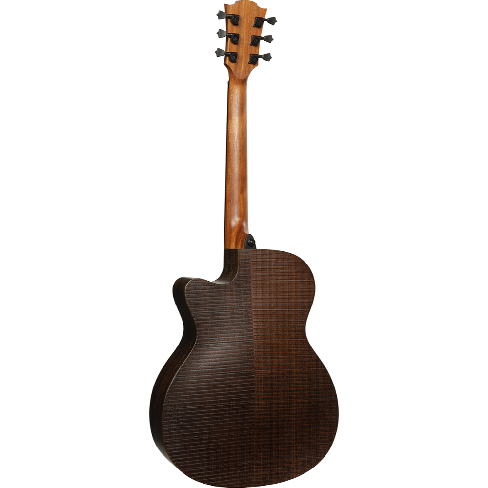 LAG GUITARS ラグギターズ LAG SAUVAGE-ACE サベージシリーズ オーディトリアム カッタウェイ エレアコ ブランコウッド(FSC認証材)使用 アコースティックギター ボディバック画像
