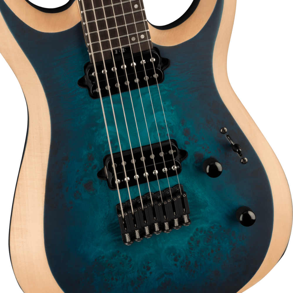 Jackson ジャクソン Pro Plus Series DINKY Modern MDK7P HT Chlorine Burst 7弦エレキギター ボディ画像