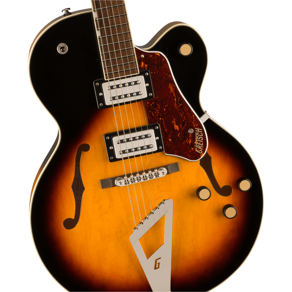 GRETSCH グレッチ G2420 Streamliner Hollow Body with Chromatic II Aged Brooklyn Burst エレキギター ボディ画像