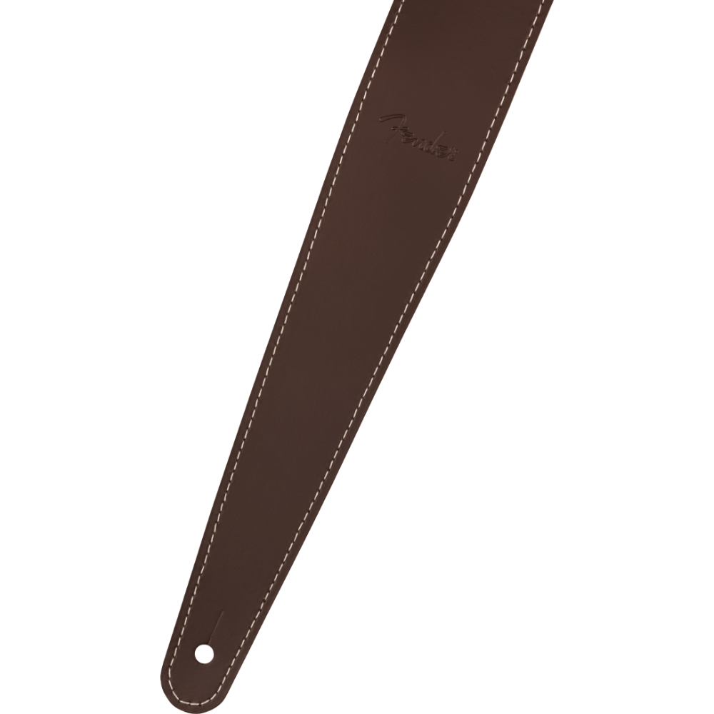 Fender フェンダー 2' Essentials Economy Strap Brown ギターストラップ ストラップエンド画像
