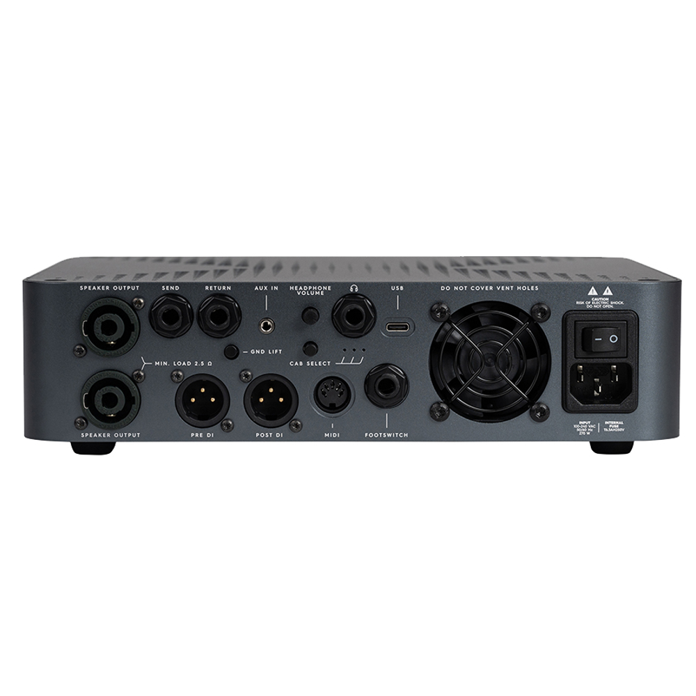 Darkglass Electronics ダークグラス Microtubes X 900 ベースアンプヘッド 900W 本体後画像