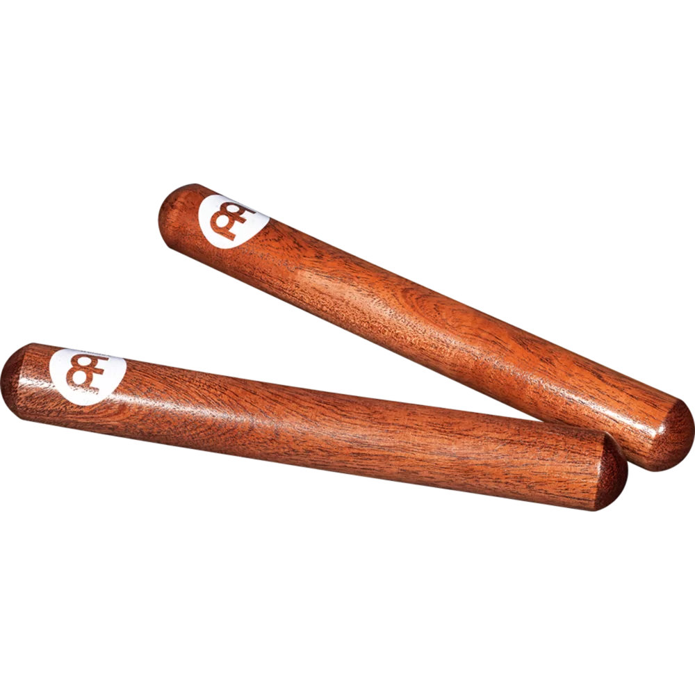 MEINL マイネル CL1RW classic redwood クラベス ハの字に並べた状態