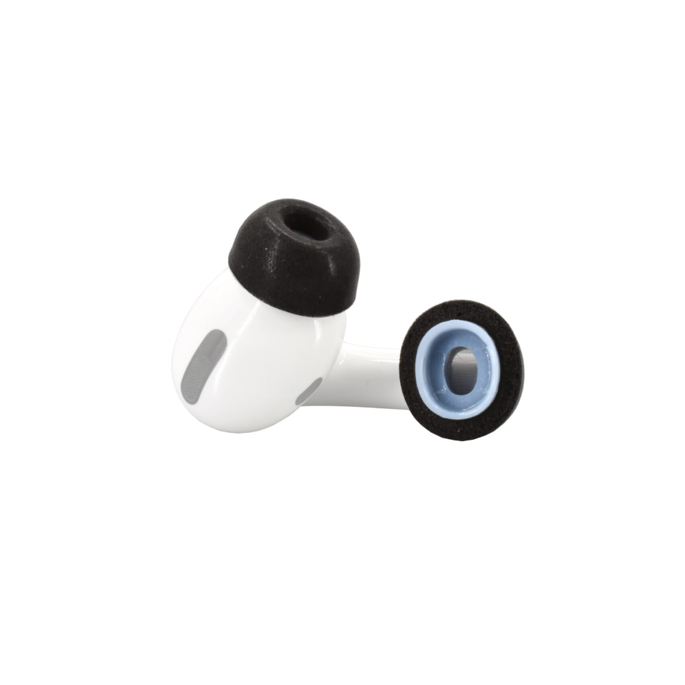 Dekoni Audio デコニオーディオ S-APP-MED Bulletz AirPods Pro用イヤーチップ Mサイズ 1ペア 装着例画像