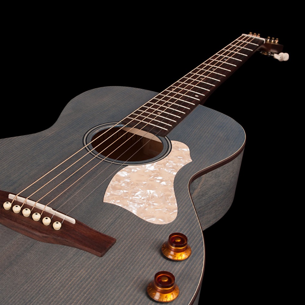 Art&Lutherie アートアンドルシアー Roadhouse Denim Blue Q-Discrete エレクトリックアコースティックギター 平置き画像