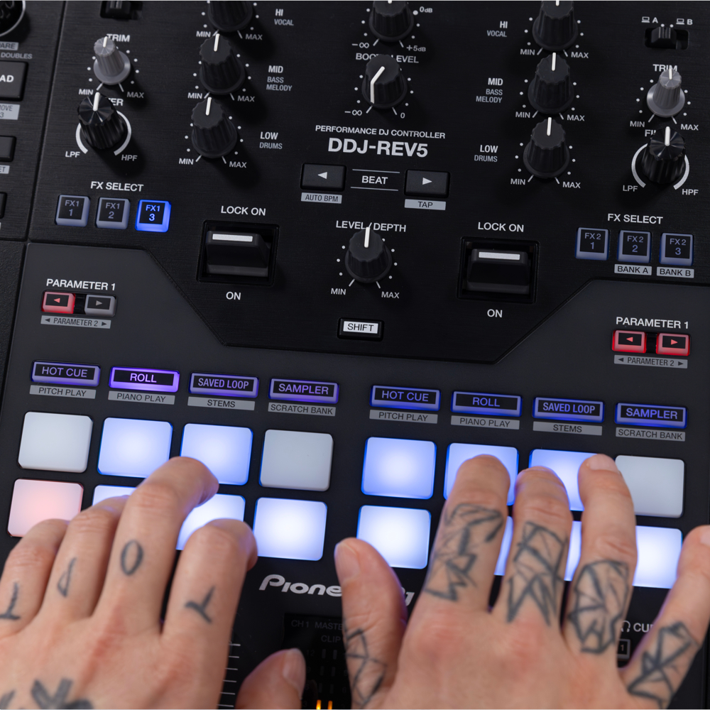Pioneer DJ パイオニア DDJ-REV5 DJコントローラー イメージ画像