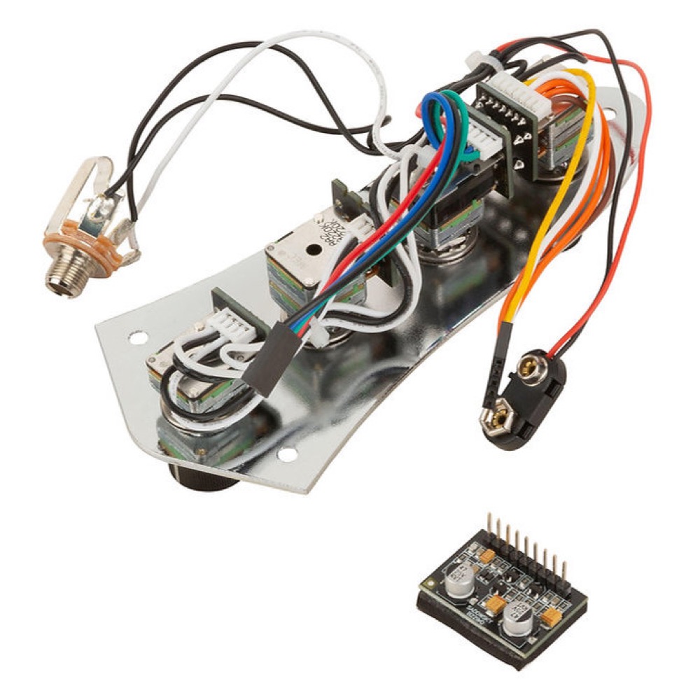 Sadowsky サドウスキー Onboard Bass Preamp 4-Knob System ベース用オンボードプリアンプ SAC ELE ONBOARD BP4K 配線画像