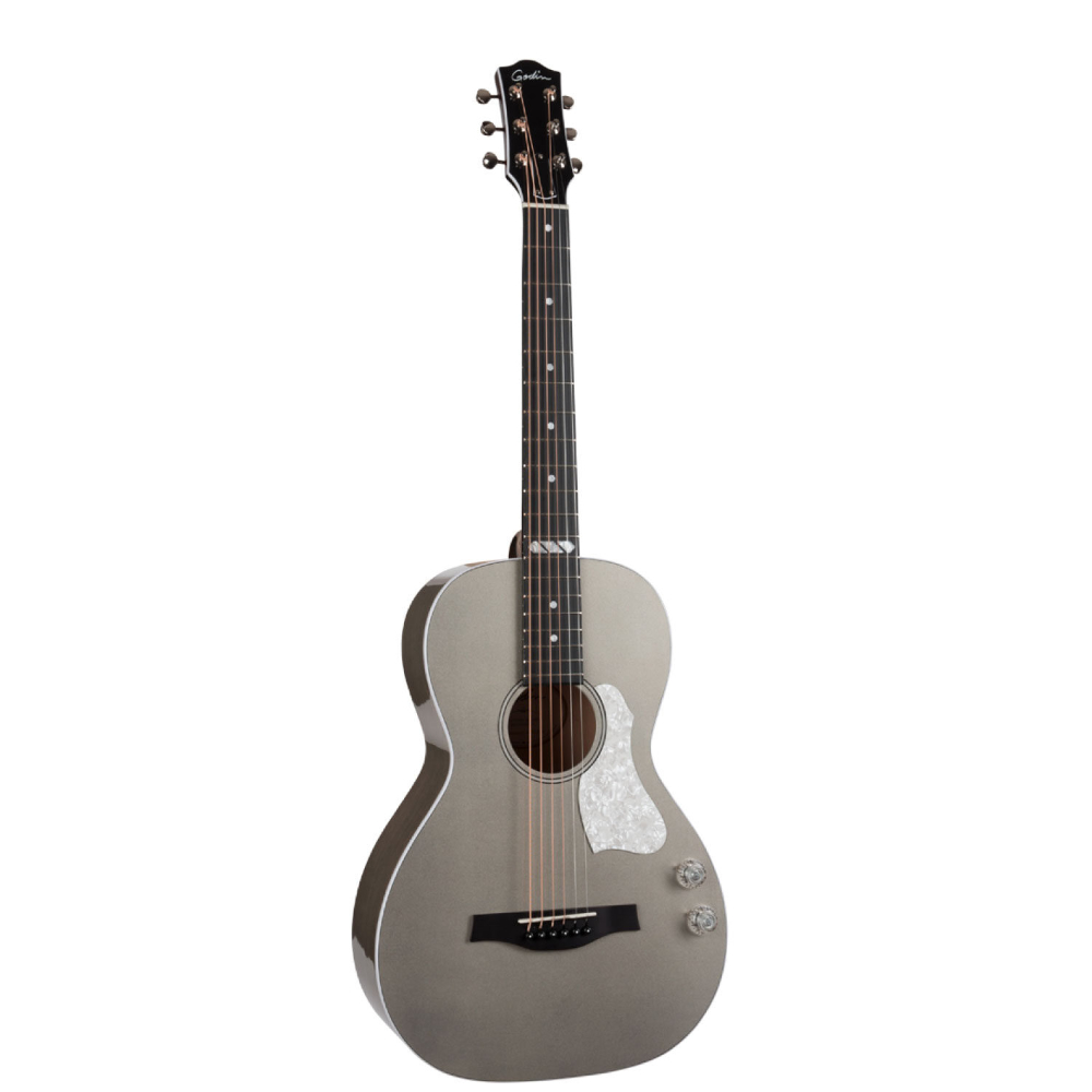 Godin ゴダン Rialto JR Satina Gray HG Q-Discrete エレクトリックアコースティックギター アングル画像