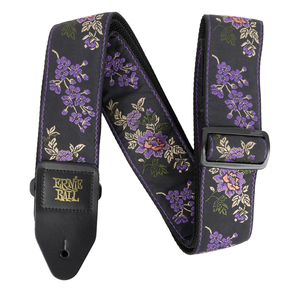 ERNIE BALL アーニーボール 5364 LAVENDER BLOSSOM Jacquard Strap ギターストラップ