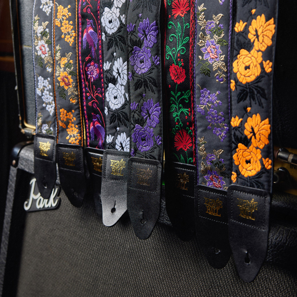 ERNIE BALL アーニーボール 5361 WESTERN ROSE Jacquard Strap ギターストラップ イメージ画像
