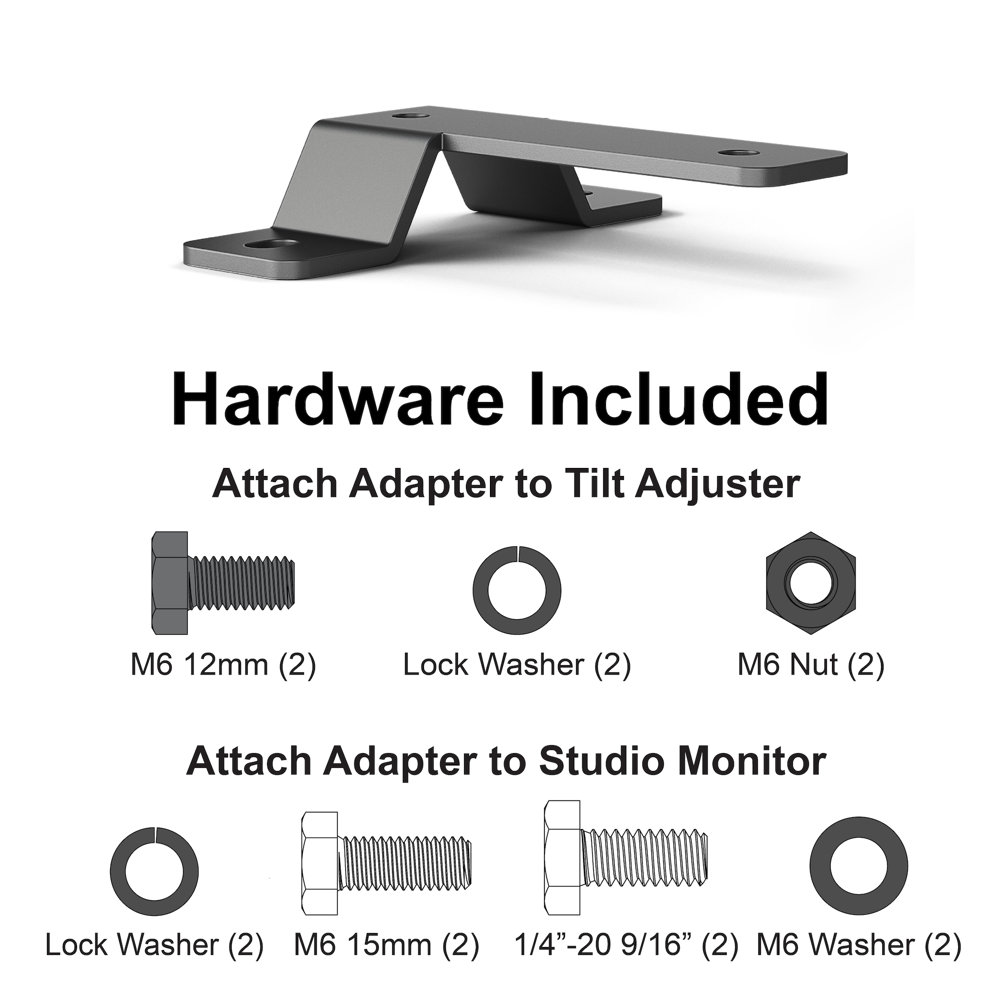 ISO ACOUSTICS V120 T-Adapter V120用ブラケット取付プレート 68mm〜76.2mmの取り付け穴に対応 Cブラケット用 付属品