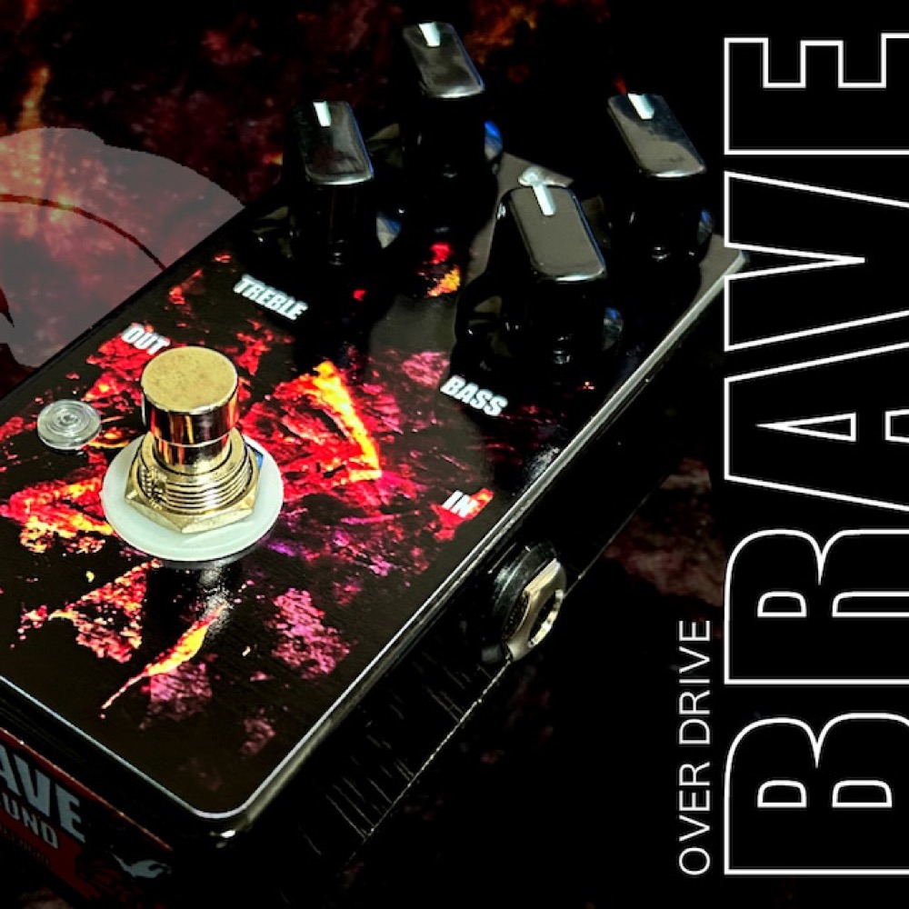 SEA SIDE SOUND BRAVE ブレイブ オーバードライブ トランスペアレント系 ギターエフェクター SEA SIDE SOUND BRAVE 画像