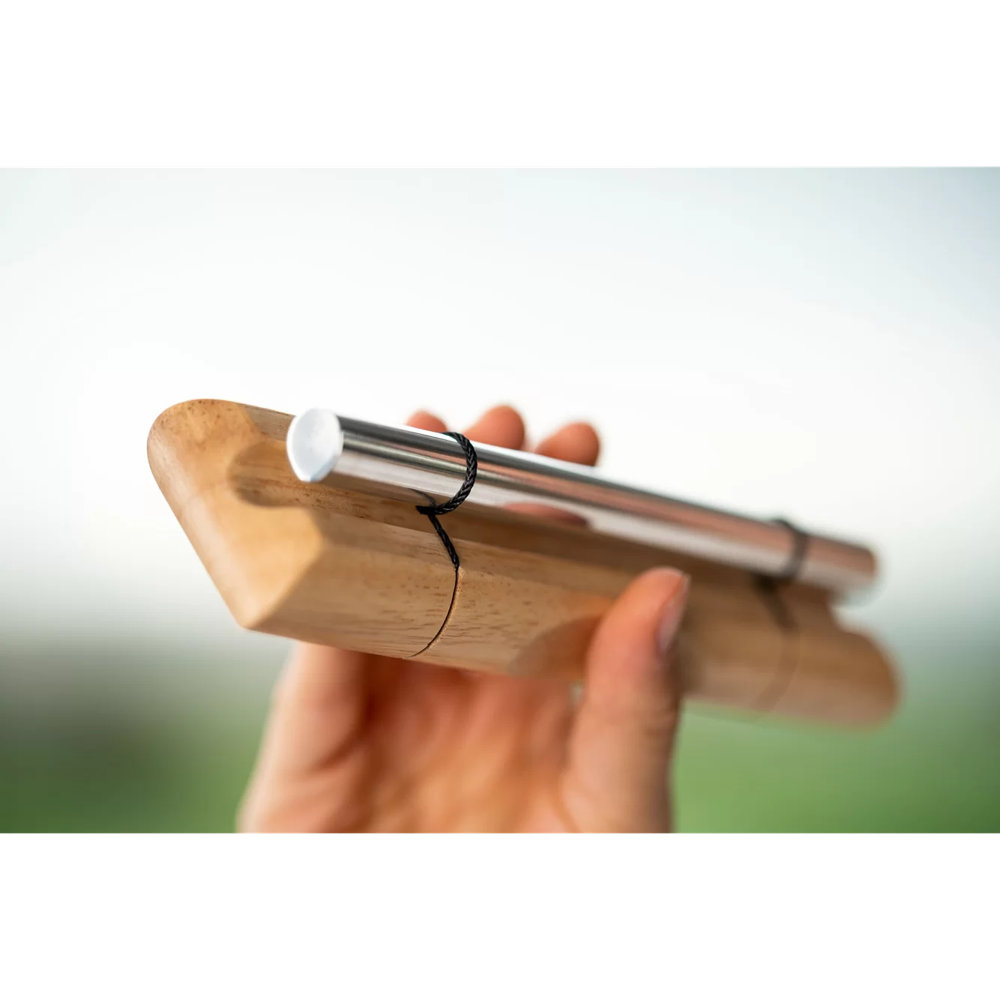 MEINL マイネル Sonic Energy EC-U PLANETARY TUNED ENERGY CHIME エナジーチャイム 手に取った状態