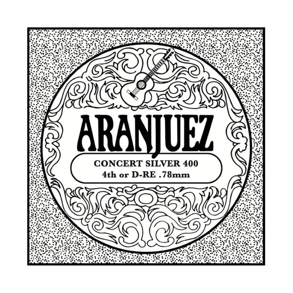 ARANJUEZ アランフェス Concert Silver 404 4弦用 バラ弦 0.78mm クラシックギター弦
