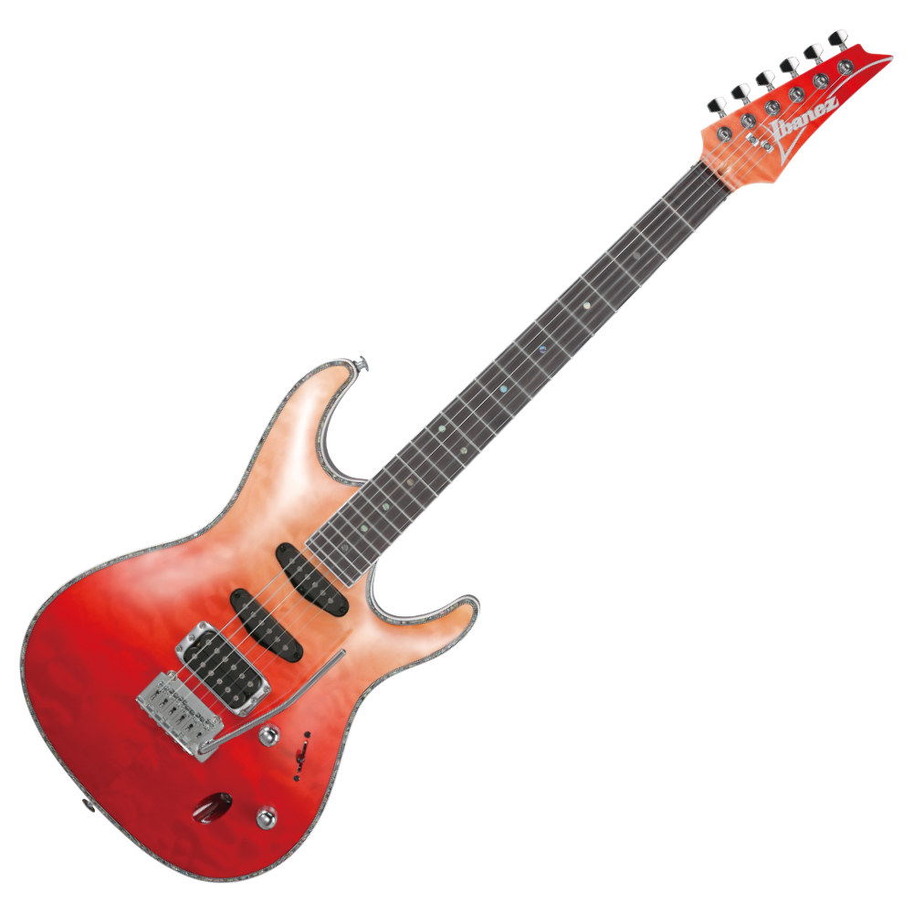 Ibanez アイバニーズ SA360NQM-RCG SA w/Quilted Maple top & Avalon Body Purfling エレキギター