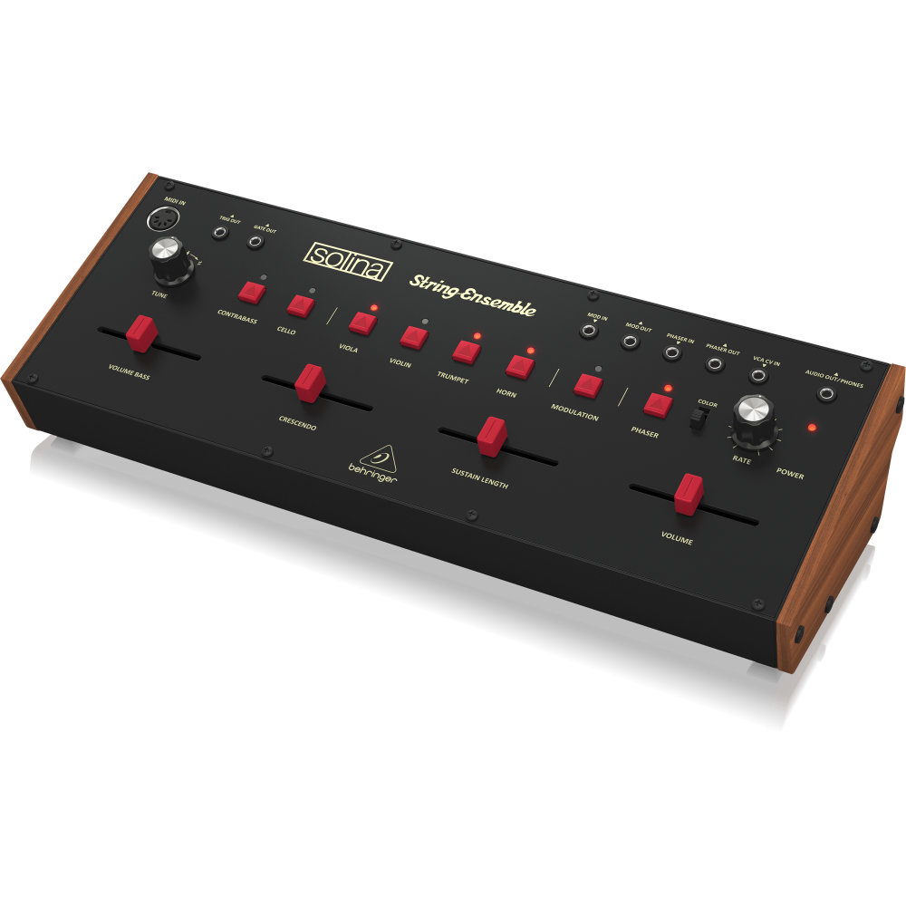 BEHRINGER ベリンガー SOLINA STRING ENSEMBLE Analog String Ensemble Synthesizer ストリングス シンセサイザー 右からのアングル