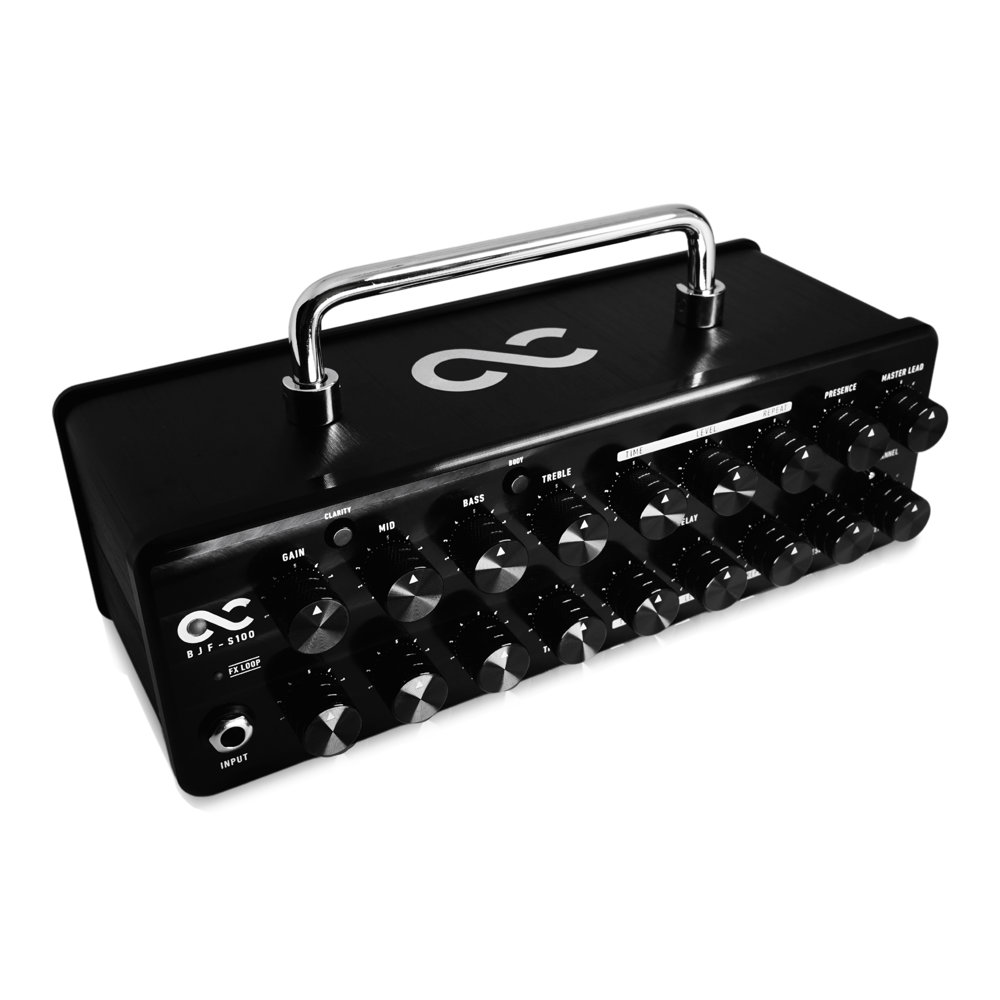 One Control ワンコントロール BJF-S100 ギターアンプヘッド トップからフロントのアングル