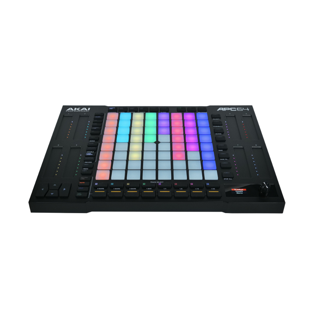 AKAI Professional アカイプロフェッショナル APC 64 Ableton Live コントローラー アングル画像