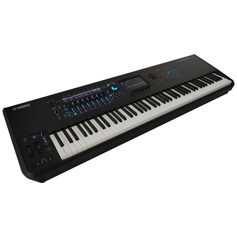 ヤマハ YAMAHA MONTAGE M8x シンセサイザー ジョグホイール側サイド