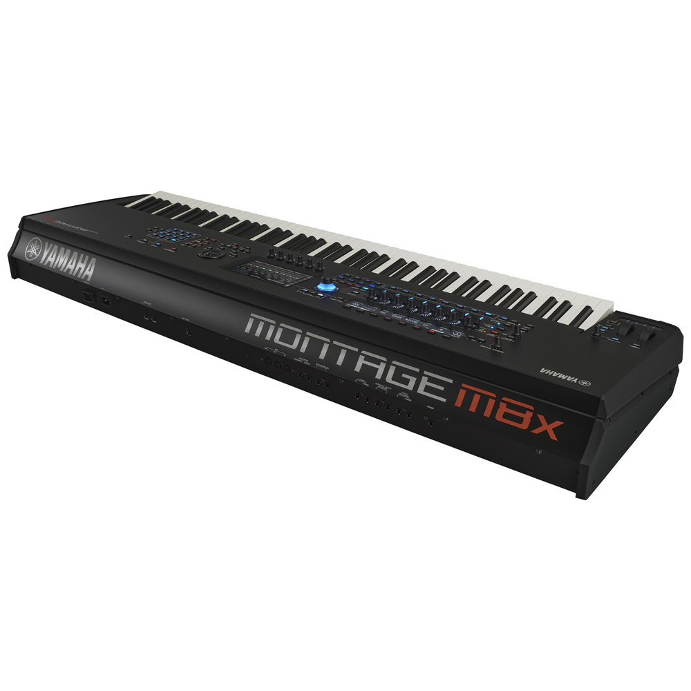 ヤマハ YAMAHA MONTAGE M8x シンセサイザー 背面ロゴ側サイド