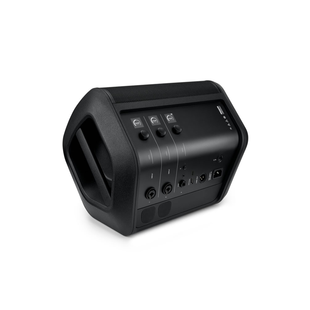 PAセット Bose ボーズ S1 Pro+ Multi-Position PA system 3ch ワイヤレス対応(送信機別売) 充電式バッテリー同梱 床置きリア斜めアングル画像