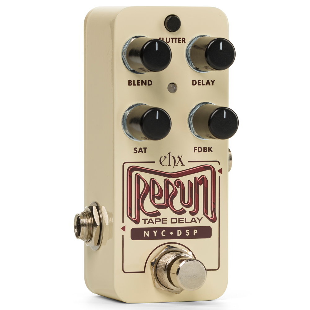 ELECTRO-HARMONIX エレクトロハーモニクス PICO RERUN TAPE DELAY ディレイ ギターエフェクター 本体斜画像