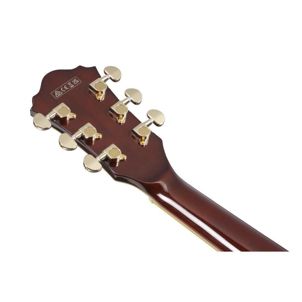 IBANEZ アイバニーズ Artcore Expressionist AS93BC-BK セミアコースティックギター エレキギター ヘッド裏、ペグ