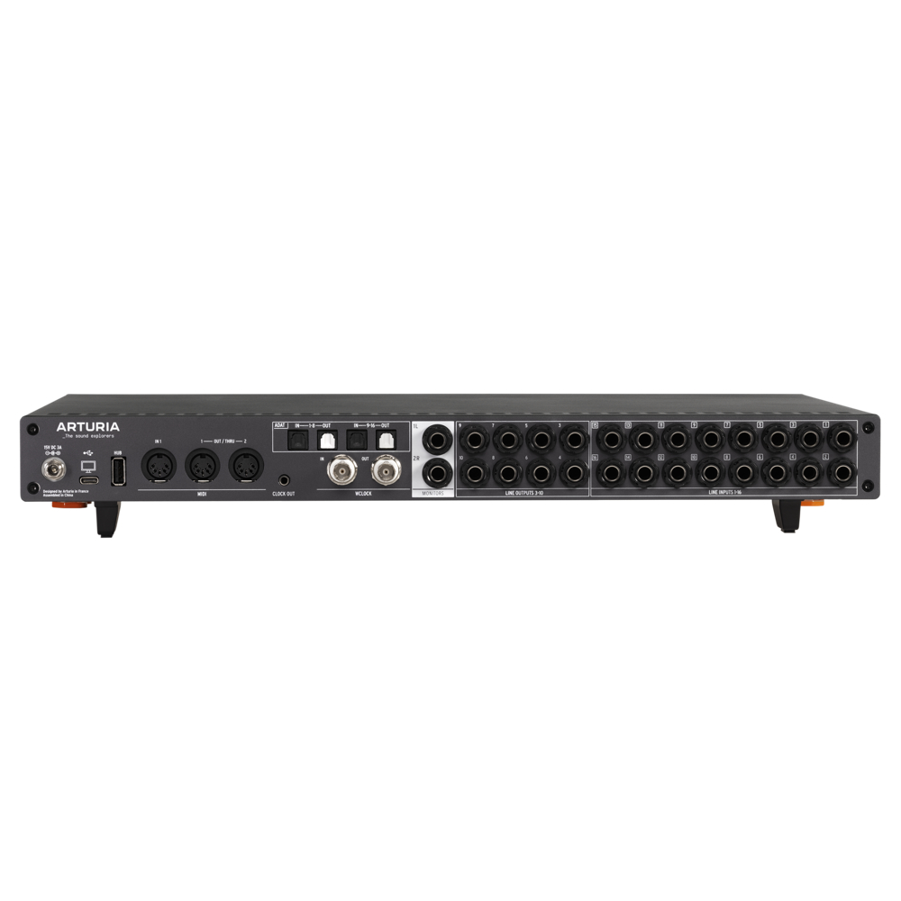 ARTURIA アートリア AUDIO FUSE 16 RIG オーディオインターフェイス 本体裏画像