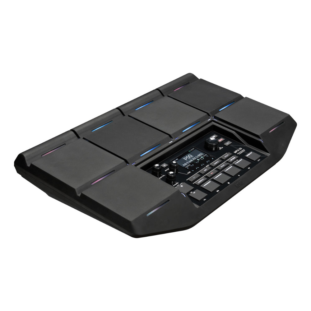 KORG コルグ MPS-10 サンプリングパッド ドラムパッド パーカッションパッド 左サイドからのアングル