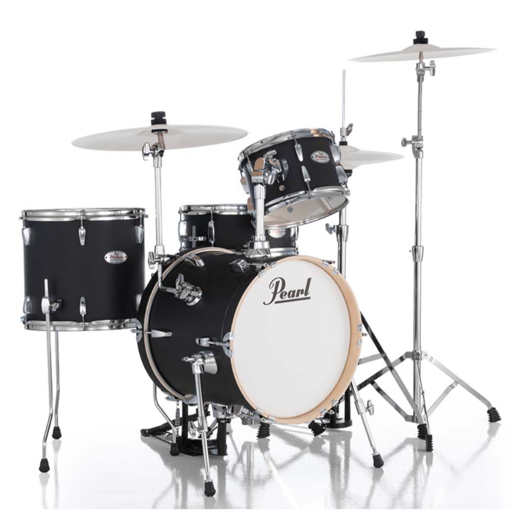 Pearl MIDTOWN MT564/C-D ドラムシェル&ハードウェアキット #752 Matte Asphalt Black ドラムセット