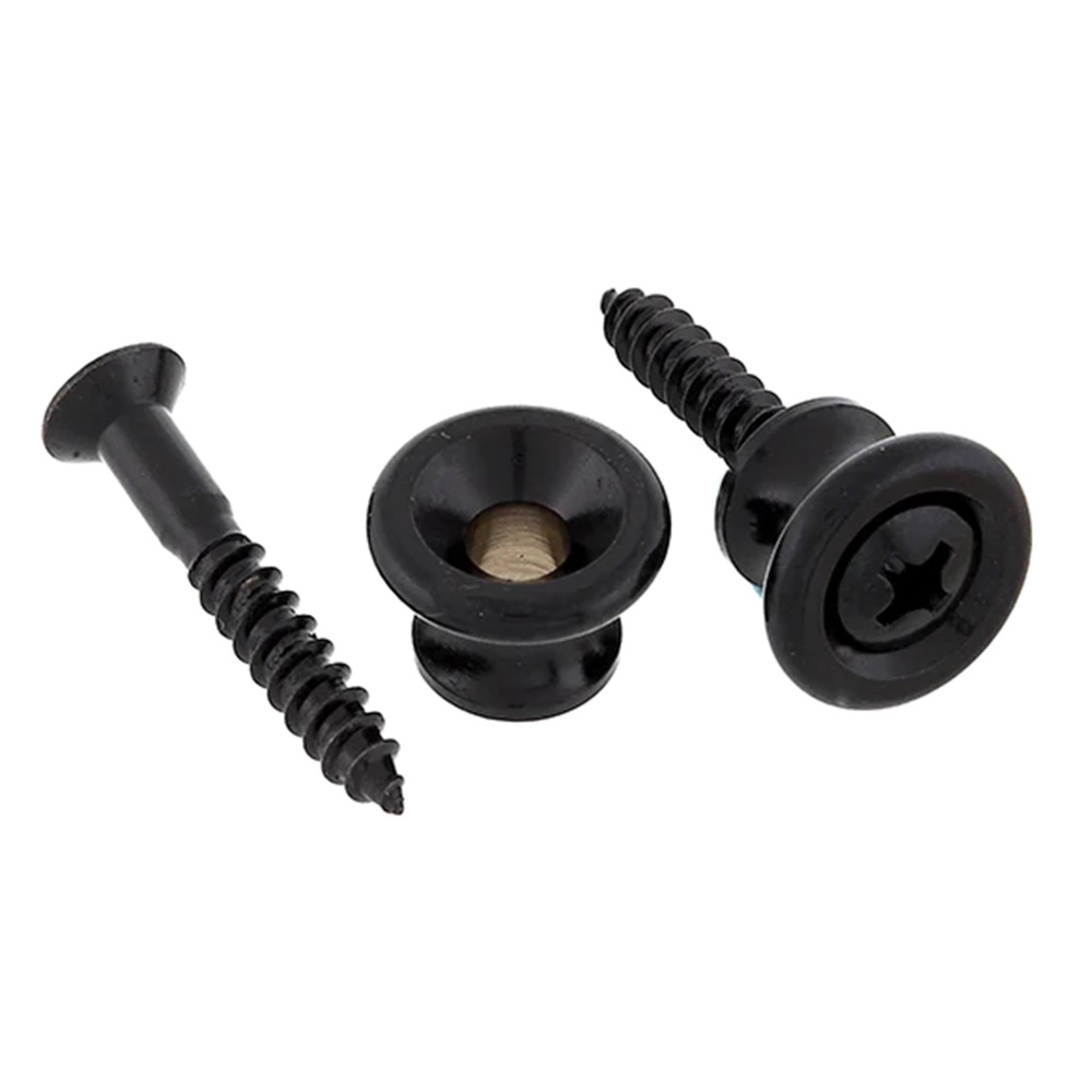 ALLPARTS オールパーツ AP-6695-003 Gibson Style Black Strap Buttons ストラップピン