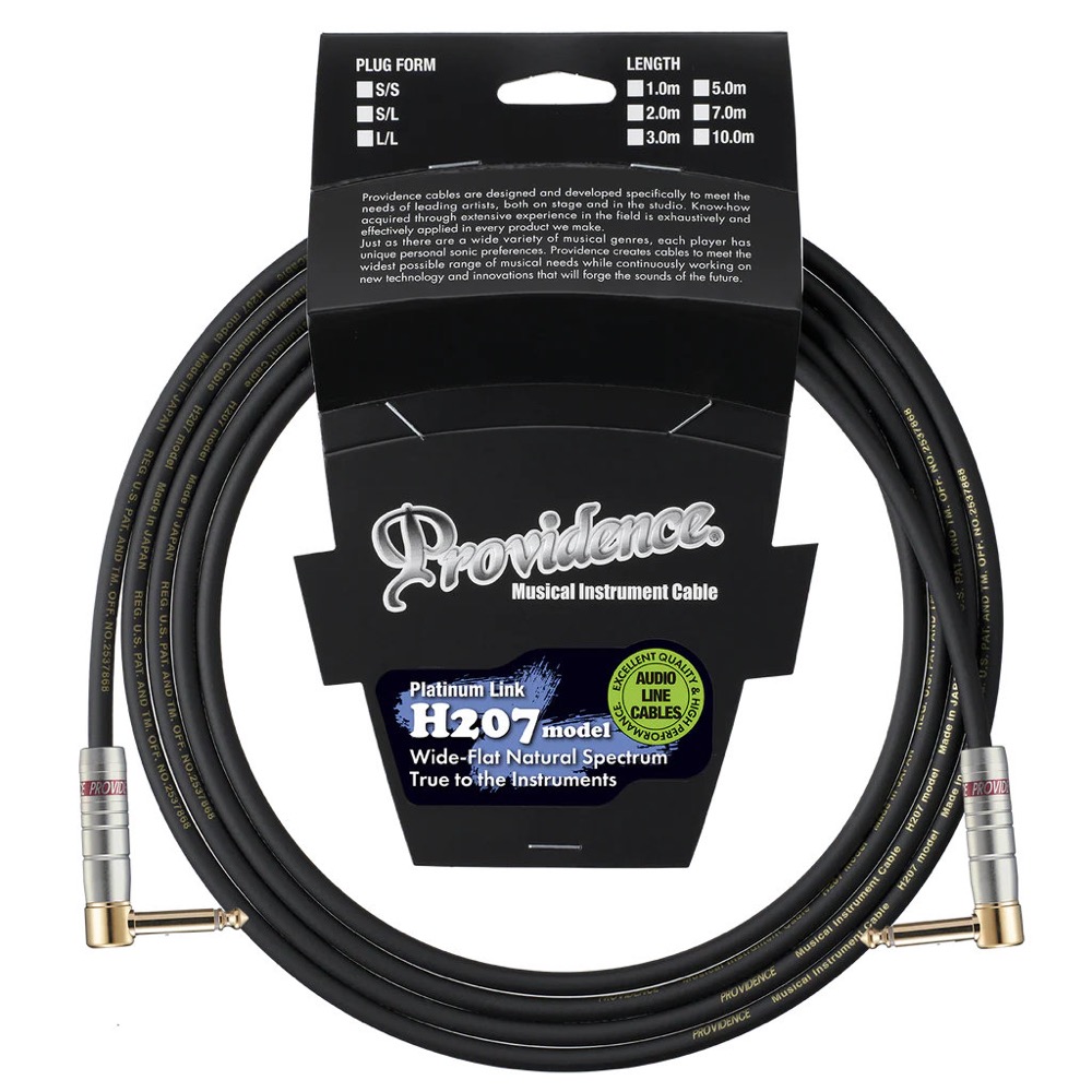 Providence プロビデンス H207 Heartbreaker 5.0m LL EF パッチケーブル ギターシールド ギターケーブル