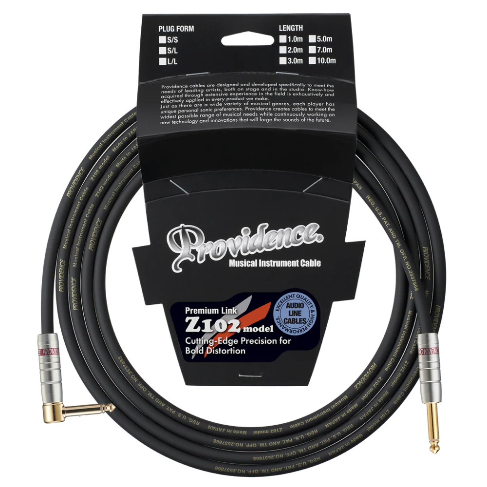 Providence プロビデンス Z102 Livewizard 5.0m SL EF ギターシールド ギターケーブル