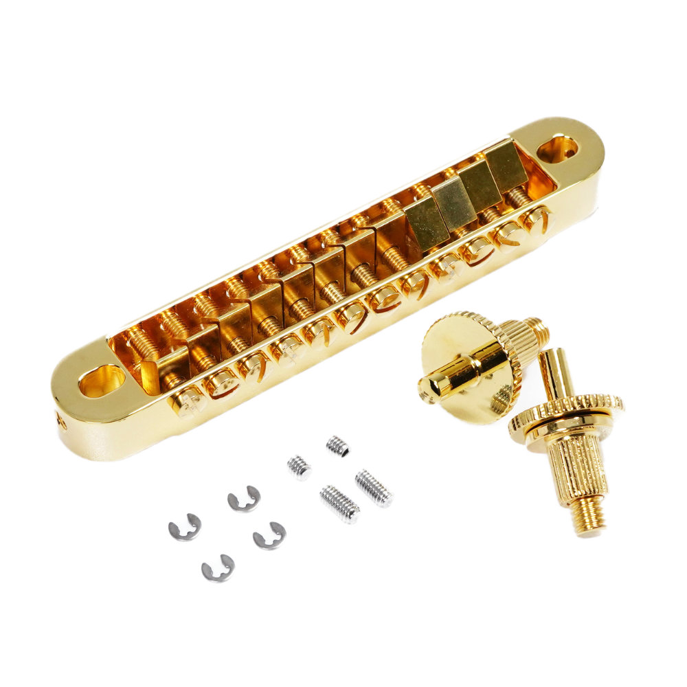 ABM エービーエム ABM2412g-RO 12弦ギター用 ナッシュビルブリッジセット(ミリ規格) ゴールド