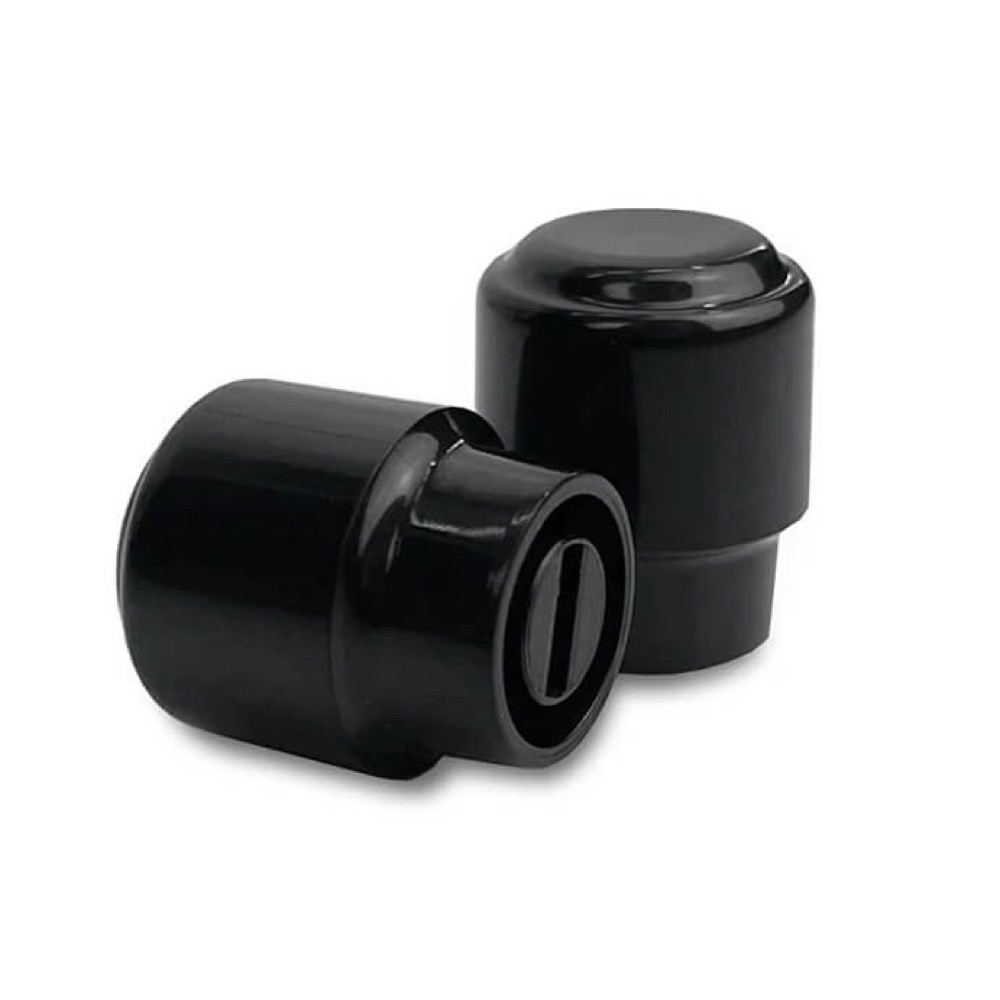 ALLPARTS オールパーツ SK-0714-023 Black Vintage Style Switch Tips For Telecaster (Qty 2) テレキャスター用 ラウンド型スイッチノブ