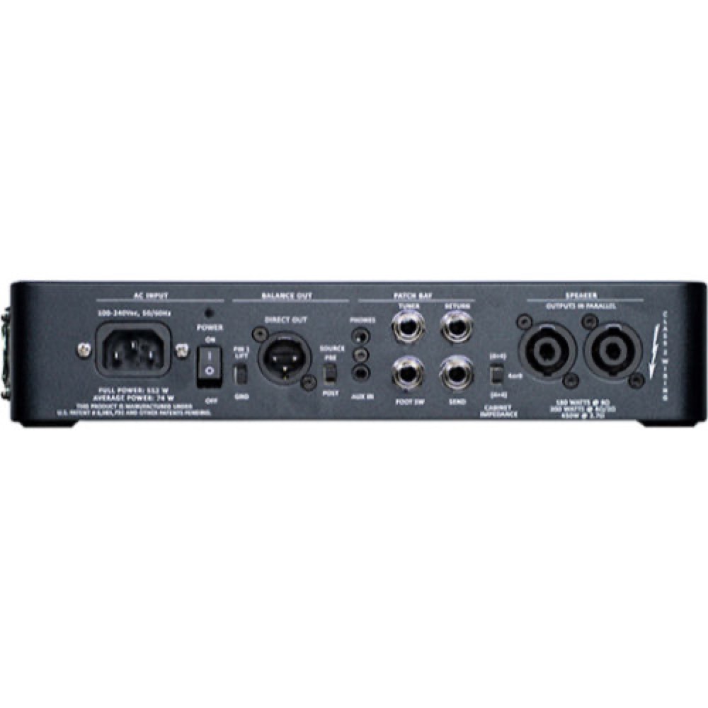 GALLIEN-KRUEGER ギャリエン・クルーガー Legacy 500 ベースアンプヘッド 背面パネル
