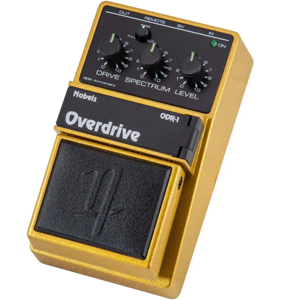 Nobels ノーベルズ ODR-1 30th Anniversary オーバードライブ ギターエフェクター 右サイドからのアングル