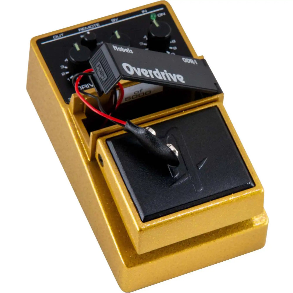 Nobels ノーベルズ ODR-1 30th Anniversary オーバードライブ ギターエフェクター 電池ボックスオープン