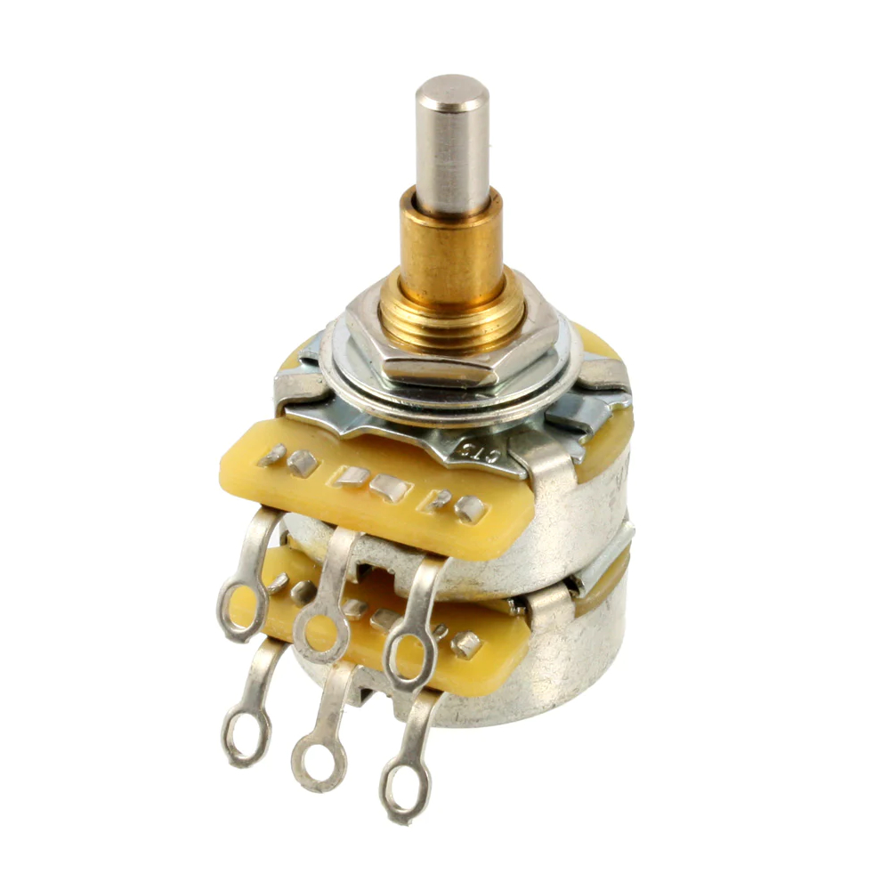 ALLPARTS オールパーツ EP-4585-000 CTS 250K/500K Concentric Pot Aカーブ 2軸2連スタック ポット
