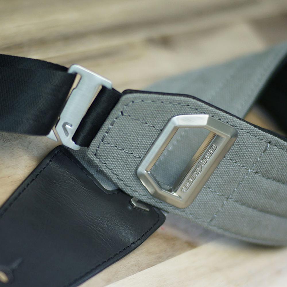 Gruv Gear グルーブギア FABRK Strap GRY Extra Long ネオプレン ギターストラップ 本体画像