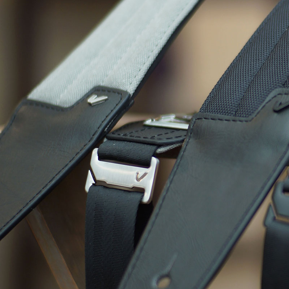 Gruv Gear グルーブギア FABRK Strap GRY Extra Long ネオプレン ギターストラップ 本体画像