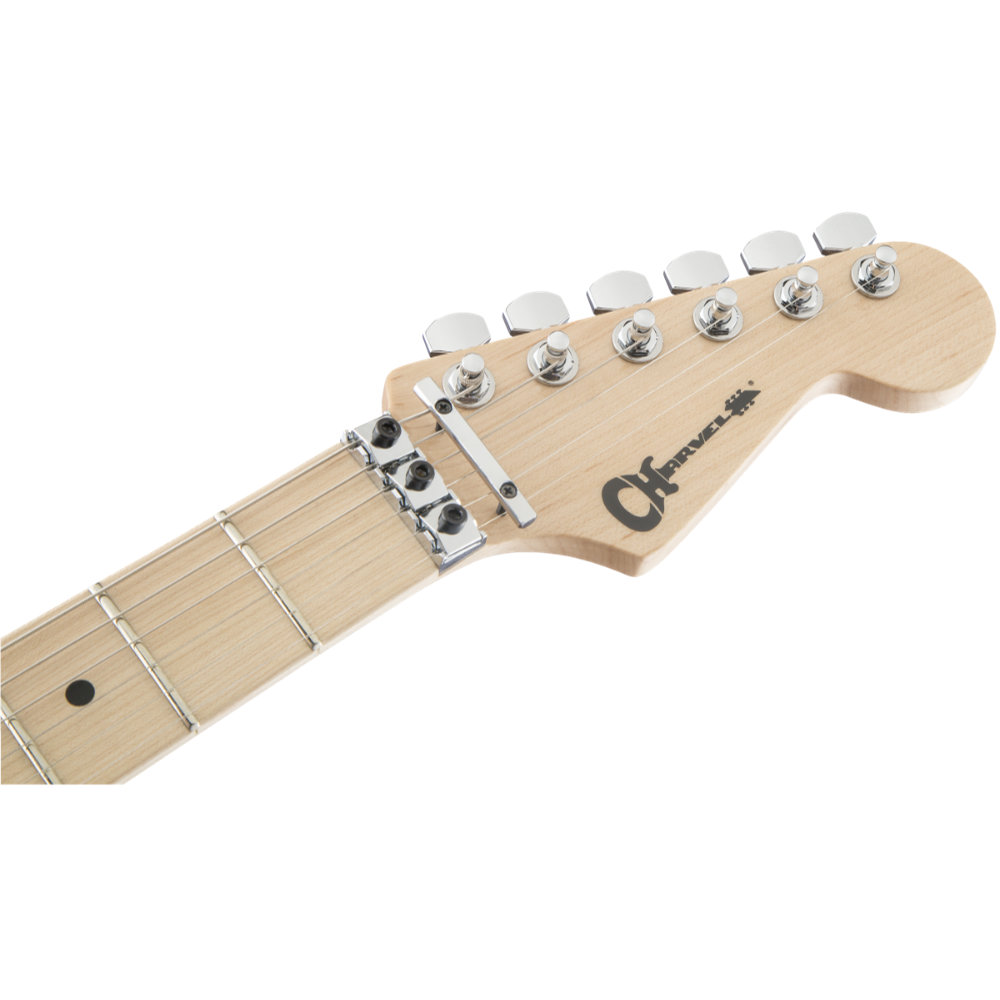 Charvel シャーベル MJ San Dimas Style 1 HSH FR M QM Maple Fingerboard Caribbean Burst エレキギター ヘッド表